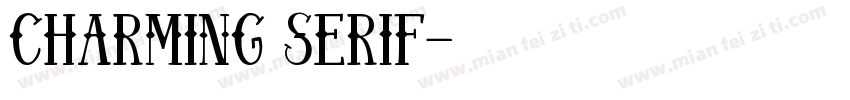 Charming Serif字体转换
